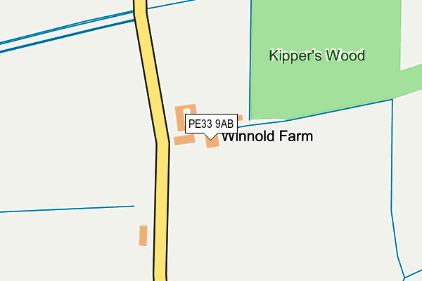 PE33 9AB map - OS OpenMap – Local (Ordnance Survey) PE33 9AB map - OS OpenMap – Local (Ordnance Survey)