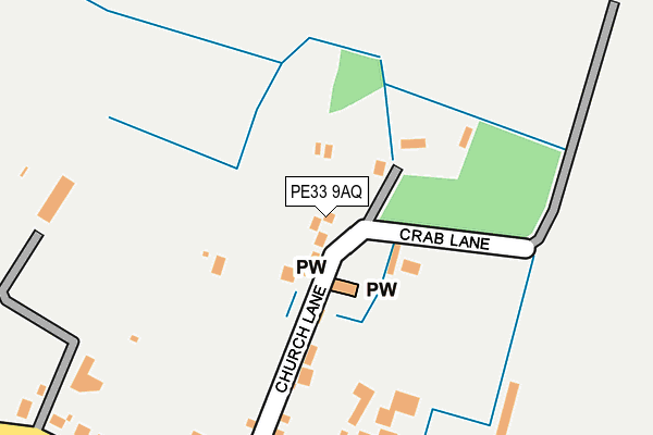 PE33 9AQ map - OS OpenMap – Local (Ordnance Survey) PE33 9AQ map - OS OpenMap – Local (Ordnance Survey)
