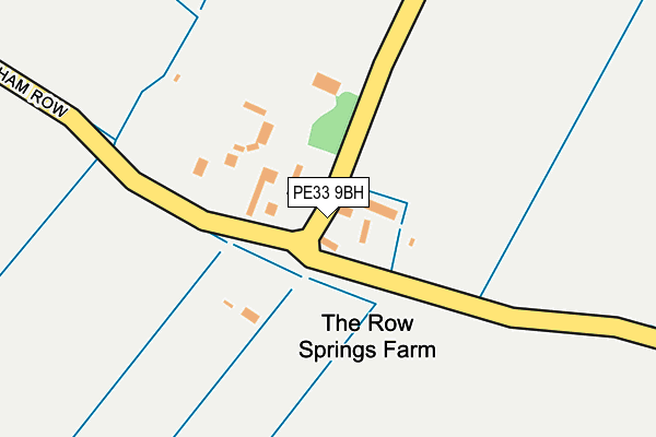 PE33 9BH map - OS OpenMap – Local (Ordnance Survey) PE33 9BH map - OS OpenMap – Local (Ordnance Survey)