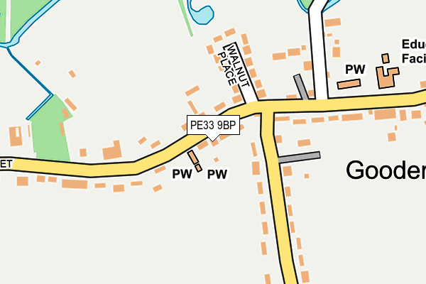 PE33 9BP map - OS OpenMap – Local (Ordnance Survey) PE33 9BP map - OS OpenMap – Local (Ordnance Survey)