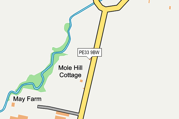 PE33 9BW map - OS OpenMap – Local (Ordnance Survey) PE33 9BW map - OS OpenMap – Local (Ordnance Survey)