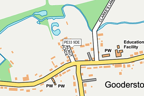 PE33 9DE map - OS OpenMap – Local (Ordnance Survey) PE33 9DE map - OS OpenMap – Local (Ordnance Survey)