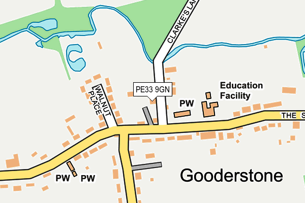 PE33 9GN map - OS OpenMap – Local (Ordnance Survey) PE33 9GN map - OS OpenMap – Local (Ordnance Survey)