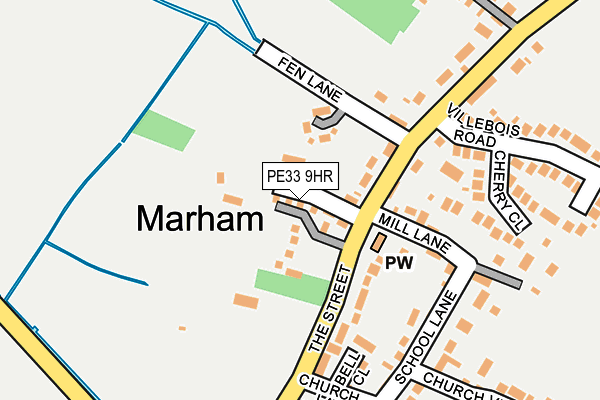 PE33 9HR map - OS OpenMap – Local (Ordnance Survey) PE33 9HR map - OS OpenMap – Local (Ordnance Survey)