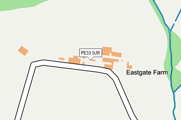 PE33 9JR map - OS OpenMap – Local (Ordnance Survey) PE33 9JR map - OS OpenMap – Local (Ordnance Survey)