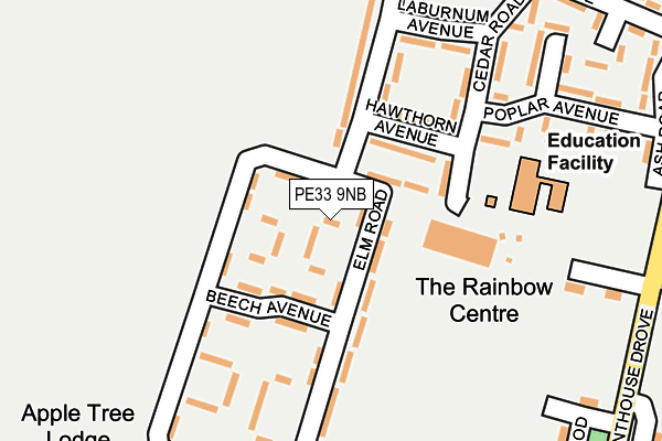 PE33 9NB map - OS OpenMap – Local (Ordnance Survey) PE33 9NB map - OS OpenMap – Local (Ordnance Survey)
