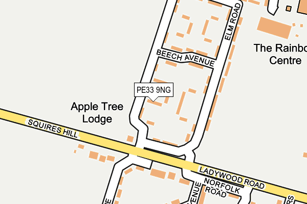 PE33 9NG map - OS OpenMap – Local (Ordnance Survey) PE33 9NG map - OS OpenMap – Local (Ordnance Survey)