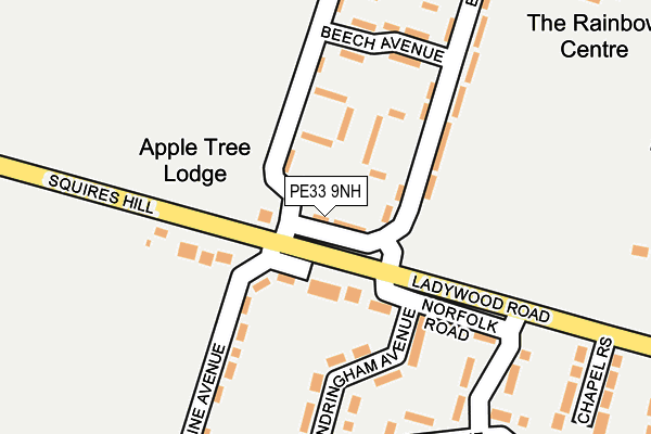 PE33 9NH map - OS OpenMap – Local (Ordnance Survey) PE33 9NH map - OS OpenMap – Local (Ordnance Survey)