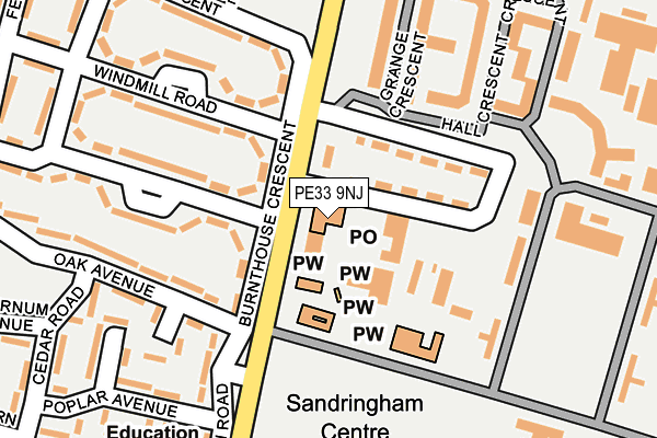 PE33 9NJ map - OS OpenMap – Local (Ordnance Survey) PE33 9NJ map - OS OpenMap – Local (Ordnance Survey)