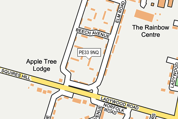 PE33 9NQ map - OS OpenMap – Local (Ordnance Survey) PE33 9NQ map - OS OpenMap – Local (Ordnance Survey)