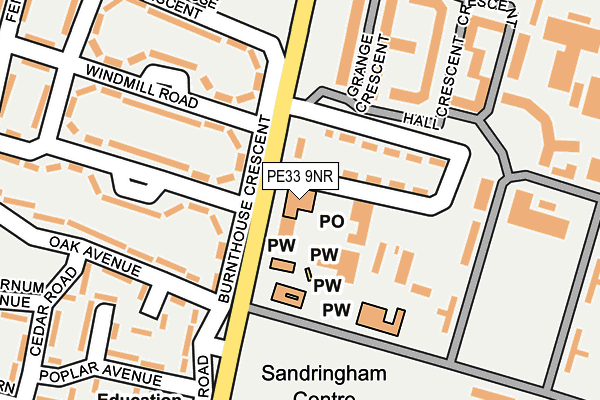 PE33 9NR map - OS OpenMap – Local (Ordnance Survey) PE33 9NR map - OS OpenMap – Local (Ordnance Survey)