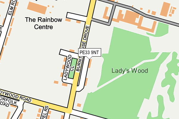 PE33 9NT map - OS OpenMap – Local (Ordnance Survey) PE33 9NT map - OS OpenMap – Local (Ordnance Survey)