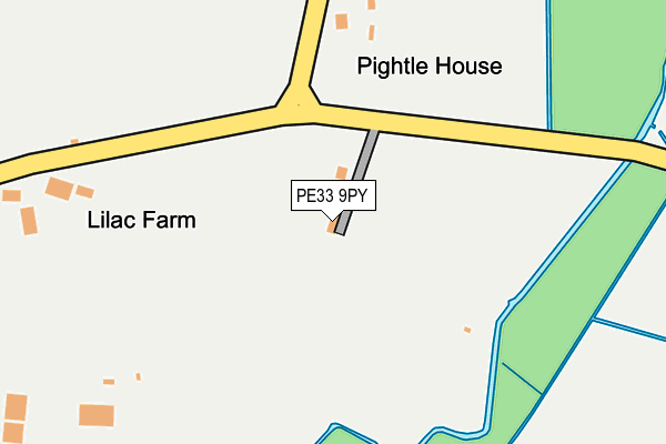 PE33 9PY map - OS OpenMap – Local (Ordnance Survey) PE33 9PY map - OS OpenMap – Local (Ordnance Survey)