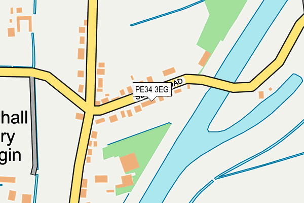 PE34 3EG map - OS OpenMap – Local (Ordnance Survey) PE34 3EG map - OS OpenMap – Local (Ordnance Survey)