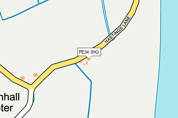 PE34 3HQ map - OS OpenMap – Local (Ordnance Survey) PE34 3HQ map - OS OpenMap – Local (Ordnance Survey)