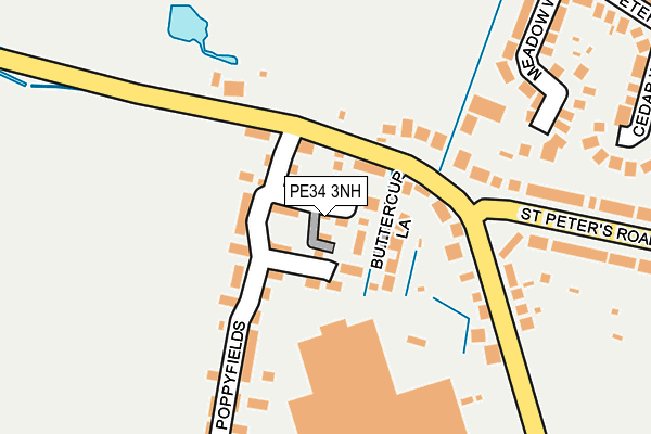 PE34 3NH map - OS OpenMap – Local (Ordnance Survey) PE34 3NH map - OS OpenMap – Local (Ordnance Survey)
