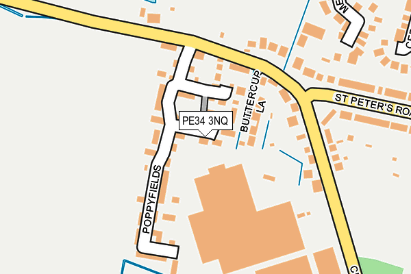 PE34 3NQ map - OS OpenMap – Local (Ordnance Survey) PE34 3NQ map - OS OpenMap – Local (Ordnance Survey)