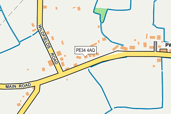 PE34 4AQ map - OS OpenMap – Local (Ordnance Survey) PE34 4AQ map - OS OpenMap – Local (Ordnance Survey)