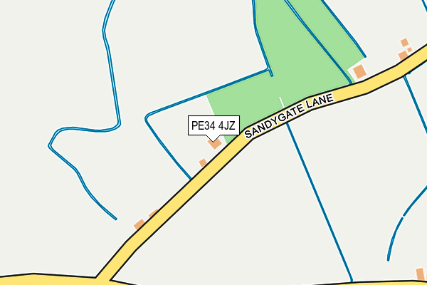 PE34 4JZ map - OS OpenMap – Local (Ordnance Survey) PE34 4JZ map - OS OpenMap – Local (Ordnance Survey)