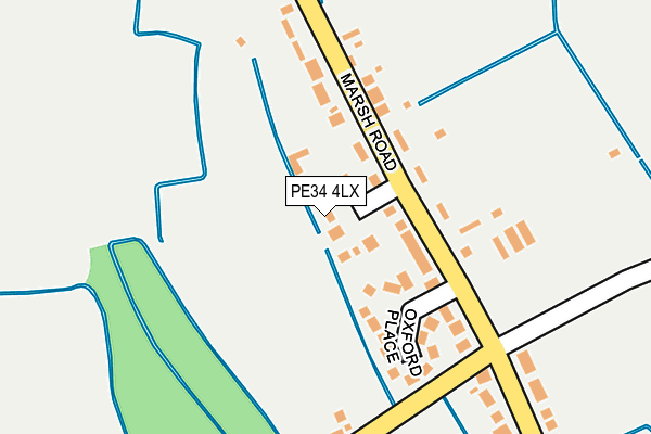 PE34 4LX map - OS OpenMap – Local (Ordnance Survey) PE34 4LX map - OS OpenMap – Local (Ordnance Survey)