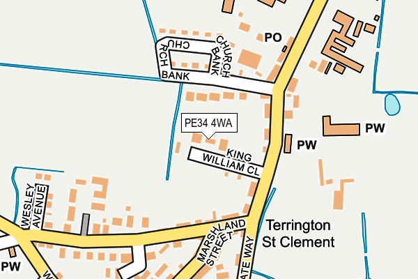 PE34 4WA map - OS OpenMap – Local (Ordnance Survey) PE34 4WA map - OS OpenMap – Local (Ordnance Survey)
