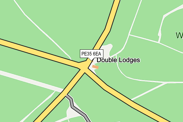 PE35 6EA map - OS OpenMap – Local (Ordnance Survey) PE35 6EA map - OS OpenMap – Local (Ordnance Survey)