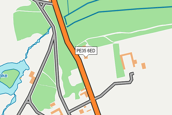 PE35 6ED map - OS OpenMap – Local (Ordnance Survey) PE35 6ED map - OS OpenMap – Local (Ordnance Survey)