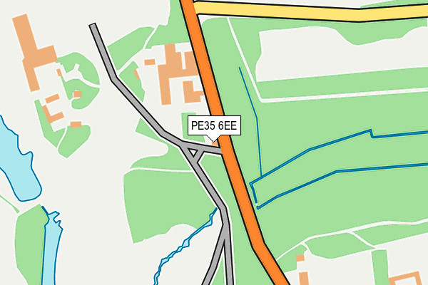 PE35 6EE map - OS OpenMap – Local (Ordnance Survey) PE35 6EE map - OS OpenMap – Local (Ordnance Survey)
