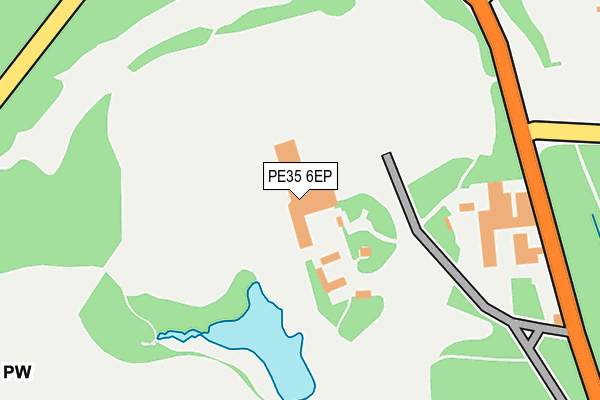 PE35 6EP map - OS OpenMap – Local (Ordnance Survey) PE35 6EP map - OS OpenMap – Local (Ordnance Survey)