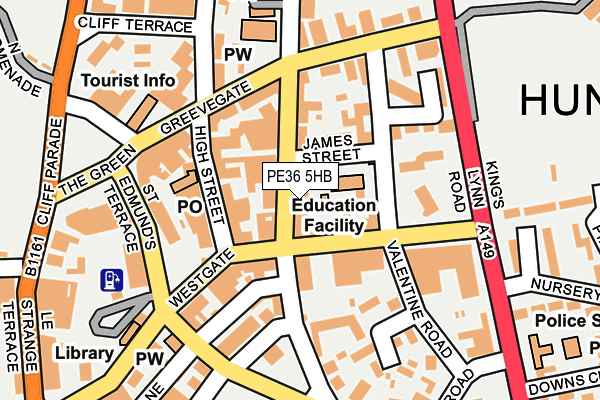 PE36 5HB map - OS OpenMap – Local (Ordnance Survey) PE36 5HB map - OS OpenMap – Local (Ordnance Survey)
