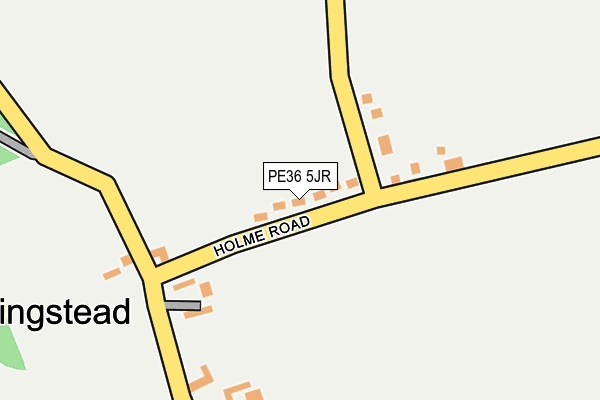 PE36 5JR map - OS OpenMap – Local (Ordnance Survey) PE36 5JR map - OS OpenMap – Local (Ordnance Survey)
