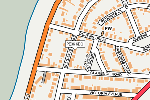 PE36 6DQ map - OS OpenMap – Local (Ordnance Survey) PE36 6DQ map - OS OpenMap – Local (Ordnance Survey)