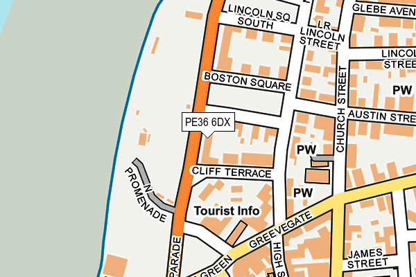 PE36 6DX map - OS OpenMap – Local (Ordnance Survey) PE36 6DX map - OS OpenMap – Local (Ordnance Survey)
