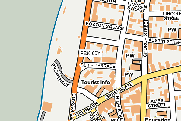 PE36 6DY map - OS OpenMap – Local (Ordnance Survey) PE36 6DY map - OS OpenMap – Local (Ordnance Survey)
