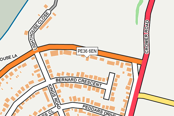 PE36 6EN map - OS OpenMap – Local (Ordnance Survey) PE36 6EN map - OS OpenMap – Local (Ordnance Survey)
