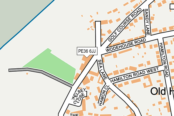 PE36 6JJ map - OS OpenMap – Local (Ordnance Survey) PE36 6JJ map - OS OpenMap – Local (Ordnance Survey)