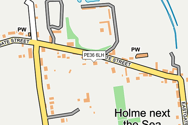 PE36 6LH map - OS OpenMap – Local (Ordnance Survey) PE36 6LH map - OS OpenMap – Local (Ordnance Survey)