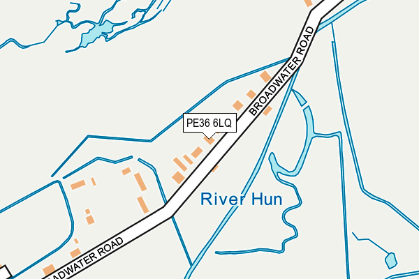 PE36 6LQ map - OS OpenMap – Local (Ordnance Survey) PE36 6LQ map - OS OpenMap – Local (Ordnance Survey)