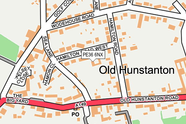 PE36 6NX map - OS OpenMap – Local (Ordnance Survey) PE36 6NX map - OS OpenMap – Local (Ordnance Survey)