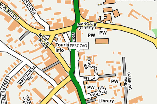 PE37 7AQ map - OS OpenMap – Local (Ordnance Survey) PE37 7AQ map - OS OpenMap – Local (Ordnance Survey)