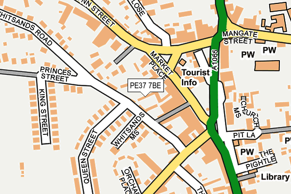 PE37 7BE map - OS OpenMap – Local (Ordnance Survey) PE37 7BE map - OS OpenMap – Local (Ordnance Survey)