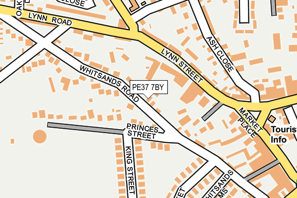 PE37 7BY map - OS OpenMap – Local (Ordnance Survey) PE37 7BY map - OS OpenMap – Local (Ordnance Survey)