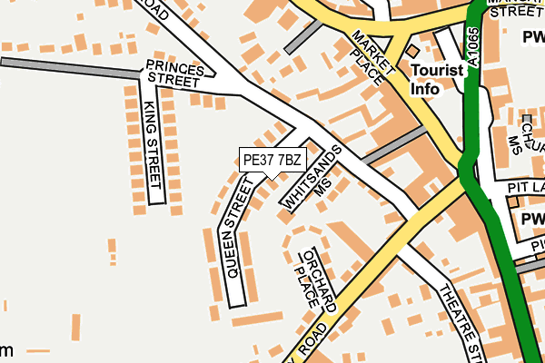 PE37 7BZ map - OS OpenMap – Local (Ordnance Survey) PE37 7BZ map - OS OpenMap – Local (Ordnance Survey)