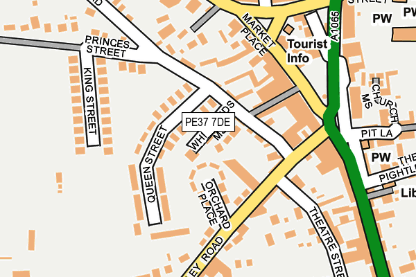 PE37 7DE map - OS OpenMap – Local (Ordnance Survey) PE37 7DE map - OS OpenMap – Local (Ordnance Survey)