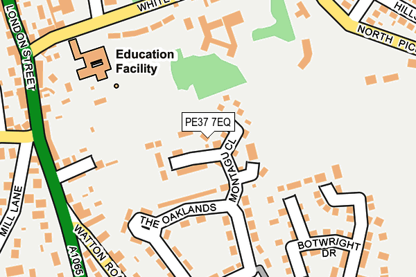 PE37 7EQ map - OS OpenMap – Local (Ordnance Survey) PE37 7EQ map - OS OpenMap – Local (Ordnance Survey)