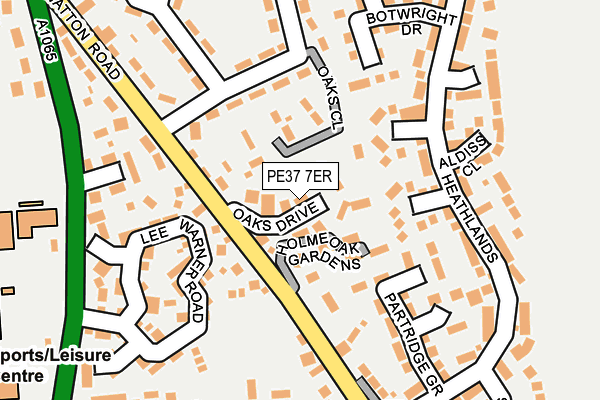 PE37 7ER map - OS OpenMap – Local (Ordnance Survey) PE37 7ER map - OS OpenMap – Local (Ordnance Survey)