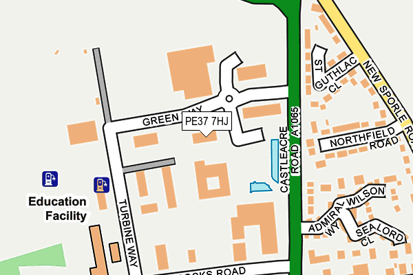 PE37 7HJ map - OS OpenMap – Local (Ordnance Survey) PE37 7HJ map - OS OpenMap – Local (Ordnance Survey)