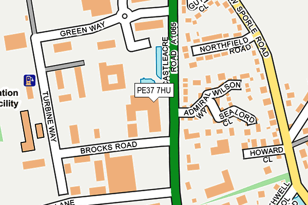 PE37 7HU map - OS OpenMap – Local (Ordnance Survey) PE37 7HU map - OS OpenMap – Local (Ordnance Survey)