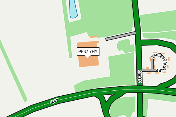 PE37 7HY map - OS OpenMap – Local (Ordnance Survey) PE37 7HY map - OS OpenMap – Local (Ordnance Survey)