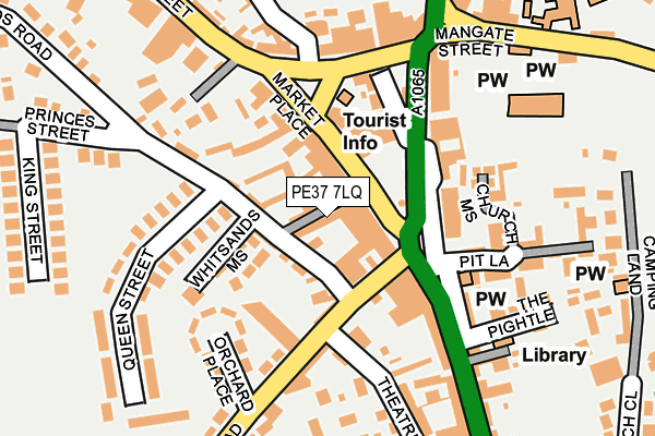 PE37 7LQ map - OS OpenMap – Local (Ordnance Survey) PE37 7LQ map - OS OpenMap – Local (Ordnance Survey)